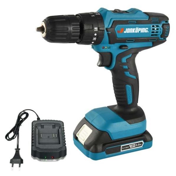 Porakonesetti Li-ion 18V 2Ah 10mm